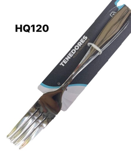 [HQ120] Tenedor metal fino x6 HOMI-Q