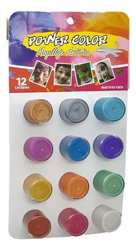 [700000484] Pintucaritas powercolor perlada x12