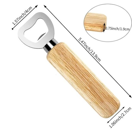 [PT27919] (PT27920)Destapador mango madera 