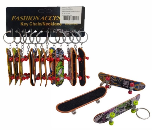 [SE3018] Llavero patineta pqt x12  