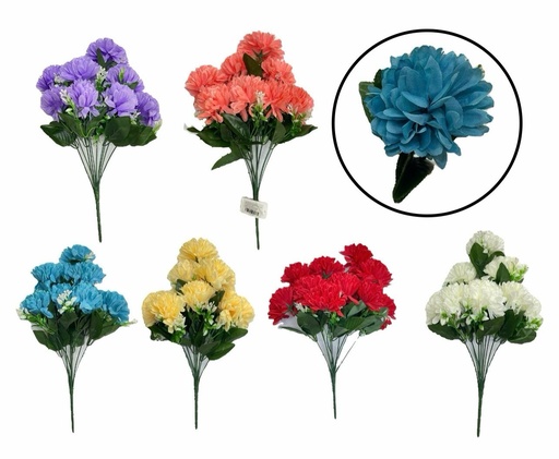 [PT22496] Flor ramo pompom x10 surtida 