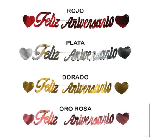 [MF1301] Feliz aniversario cursivo 