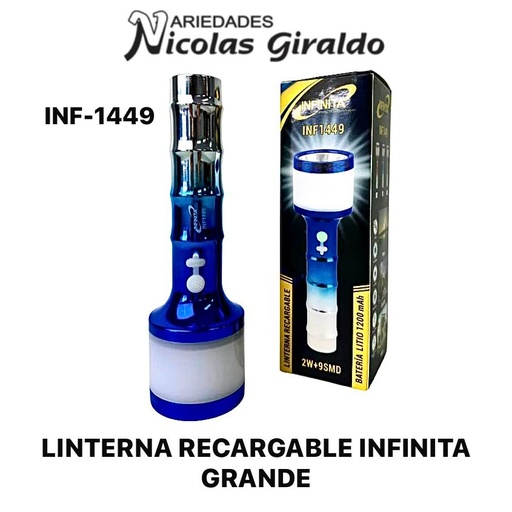 [INF-1449] Linterna recargable infinita grande