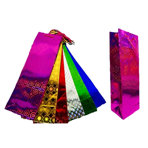 [SE3574] Bolsa regalo tornasol vinera pqt x12