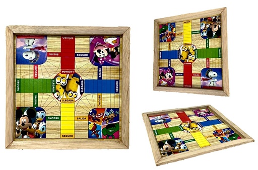 [MS0005] Parques 4 puestos marco madera