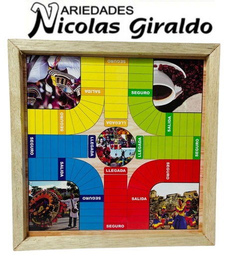 [MS0005] Parques 4 puestos marco madera