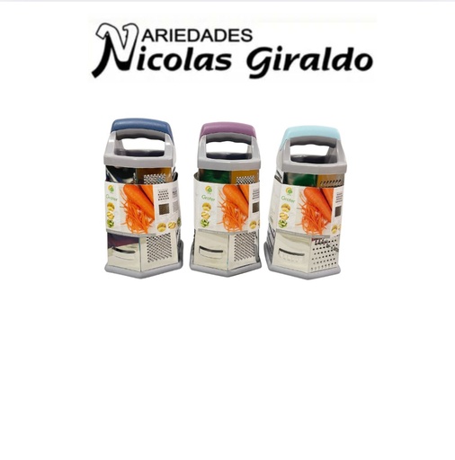 [CNG-031] Rallador 6 caras metal fino grande 23CM