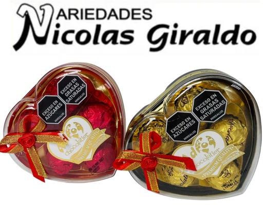 [E34-CH] Chocolate adro corazon X5 