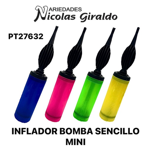[PT27632] Inflador bomba sencillo mini