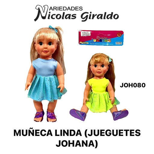 [JOH080] Muñeca linda (juguetes johana)