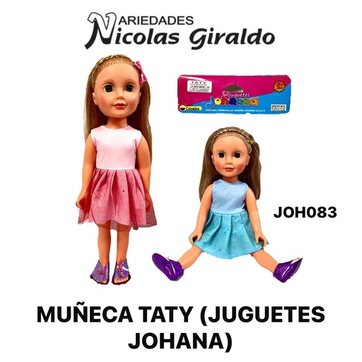 [JOH083] Muñeca taty (juguetes johana) 