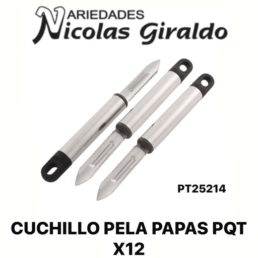 [PT25214] Cuchillo pela papas  PQT X12 