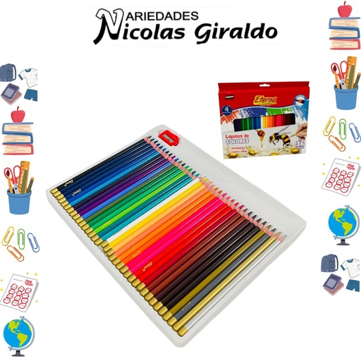 [ET756] Color redondo unipunta x36 eterna 