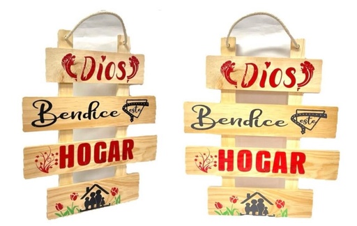 [ART-18051] Letrero madera grande mensaje