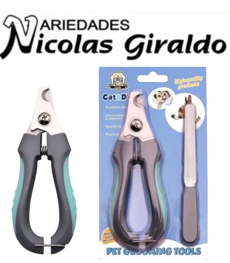 [PR645] Corta uñas mascota con lima 