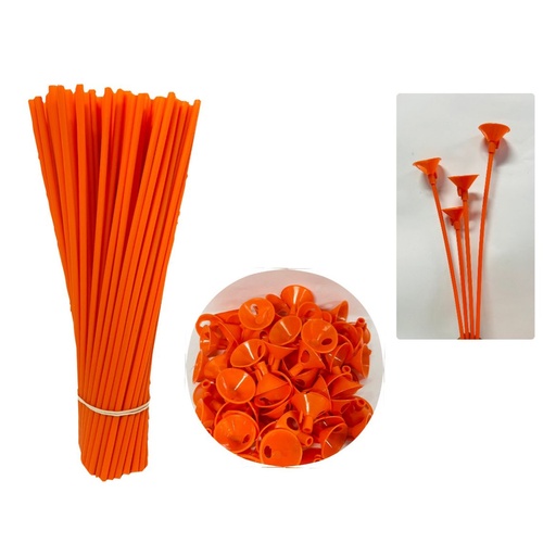 [PGLO-564C] Porta bomba x 100 sencillo naranja 