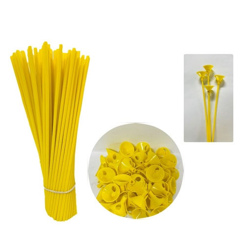 [PGLO-564C] Porta bomba x 100 sencillo amarillo