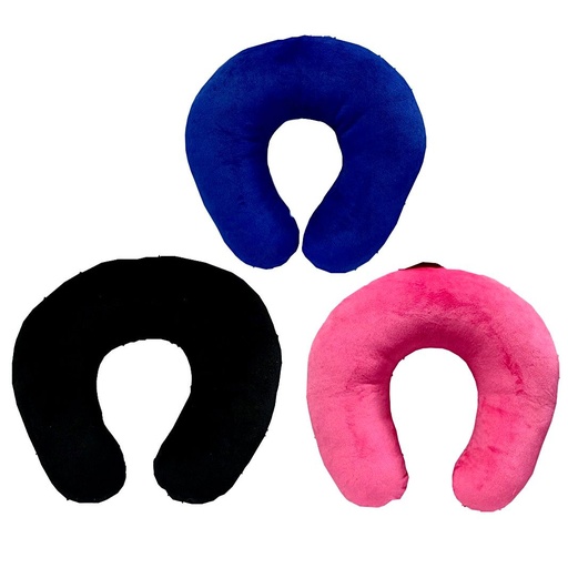 [100209] cojin cuello peluche unicolor 