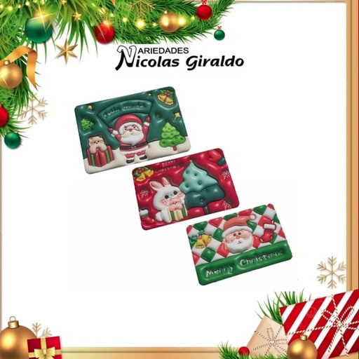[T341] TAPETE NAVIDEÑO DE PISO 
