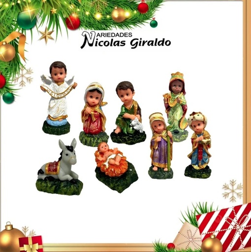 [PS910] PESEBRE PLASTICO FINO #24 infantil COLMUÑECOS