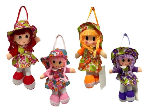 [PTF1127] Muñeca trapo mini fina 22cm 