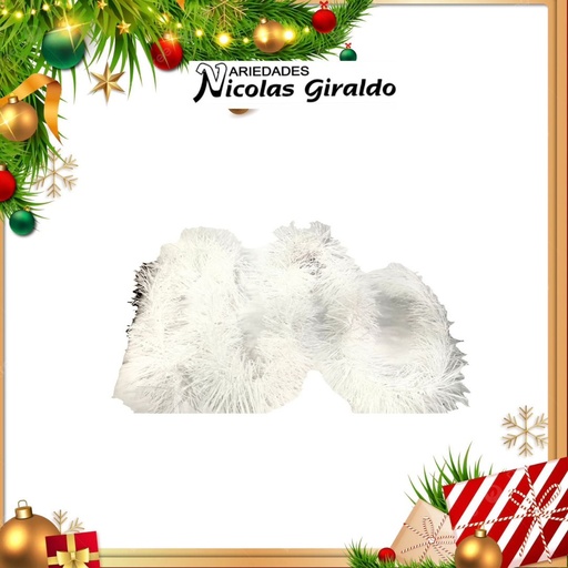 [A0105] @GUIRNALDA CHINA 11CM X2 MTS BLANCA 