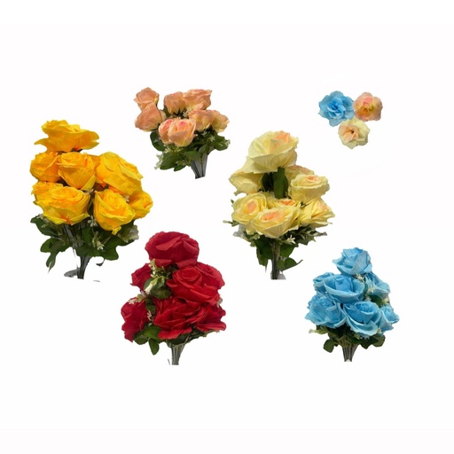 [PTF1040] Flor ramo grande x9 