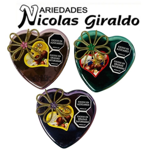 [E208-CH] Chocolate adro corazon amore 50gr