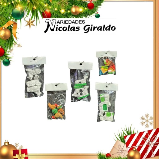 [AP212] ANIMAL Y FIGURAS EN BARRO SURTIDAS PQT X12