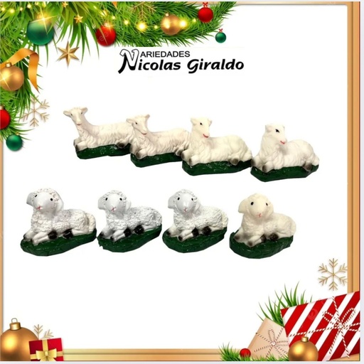 [OP-05X4] ANIMAL OVEJA CAUCHO MEDIANA X4 