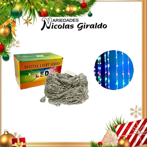 [A2446] @INSTALACION CASCADA X960L MULTICOLOR 10MTS X 2MTS  