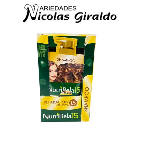 [21500011] Shampoo nutribela reparacion (amarillo) sobre x12  