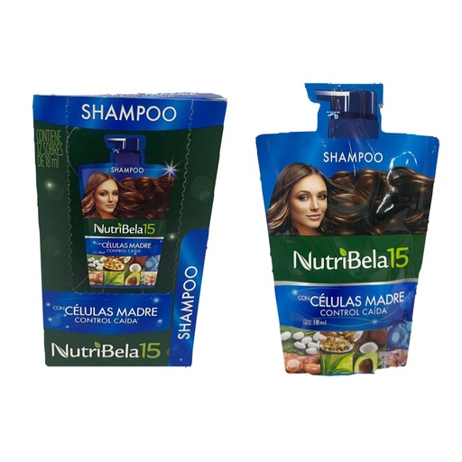 [21500011] Shampoo nutribela celula madre (azul) sobre x12 