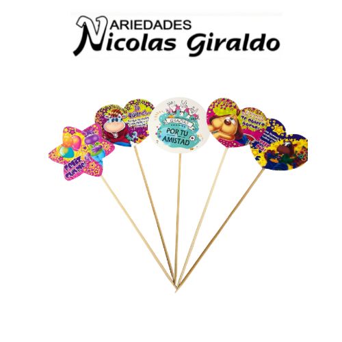 [106030] Pin topper paty x5 surtido