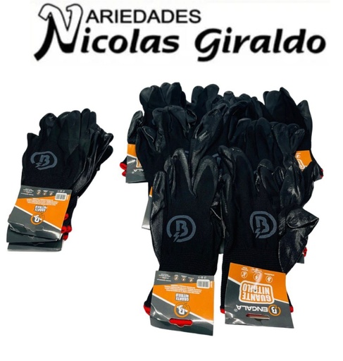 [MK010] Guante nitrilo paquete x12 
