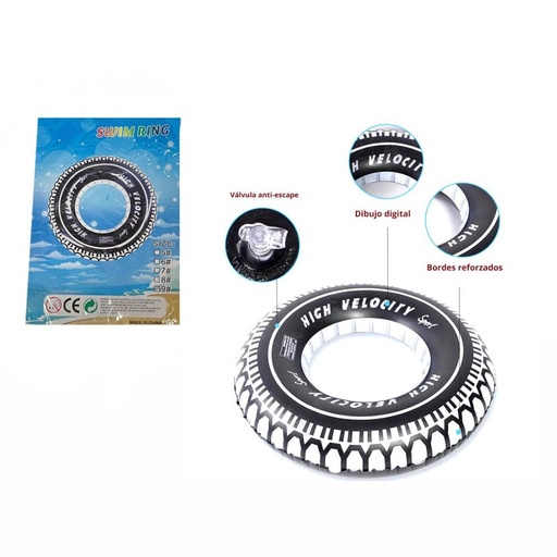 [TP400] Flotador redondo forma llanta #90