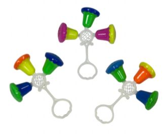 [010106] Sonajero 3 campanas sencillo PQT X12