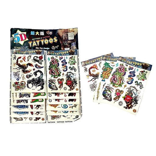 [SE6347] Carton tatuaje grande X12