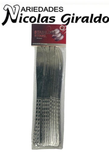 [DP13] Cuchillo trinchar x12 sencillo