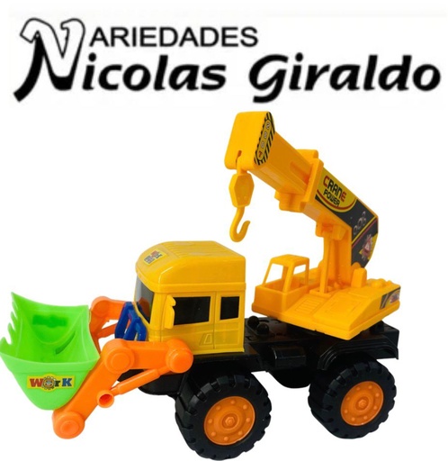 [MG21505] Carro constructor retro Grua grande