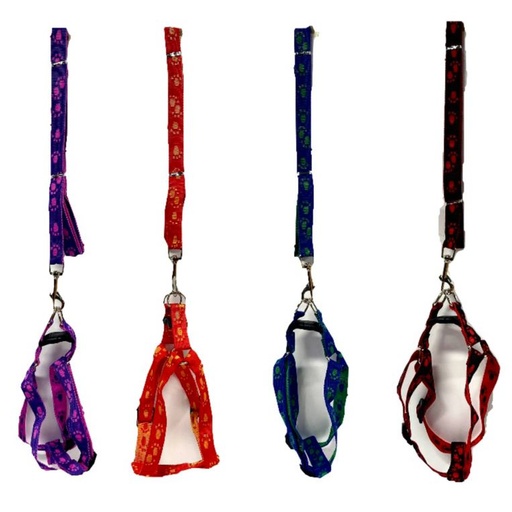 [DK-1952] Collar mascota pechera riata estampada pequeño   