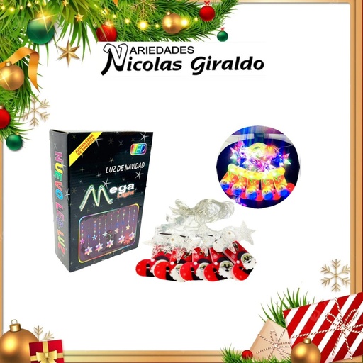 [S4024TM] @INSTALACION FIGURA BOTA LED 100L 3 METROS MULTICOLOR  