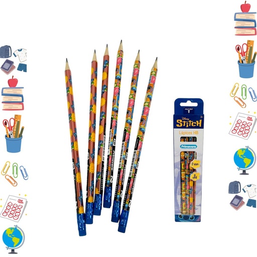 [P4465] Lapiz primavera stitch x6 
