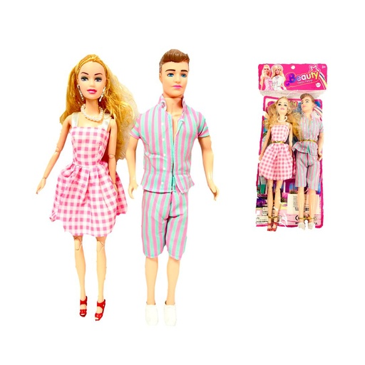 [CA185] Muñeca con ken bolsa 