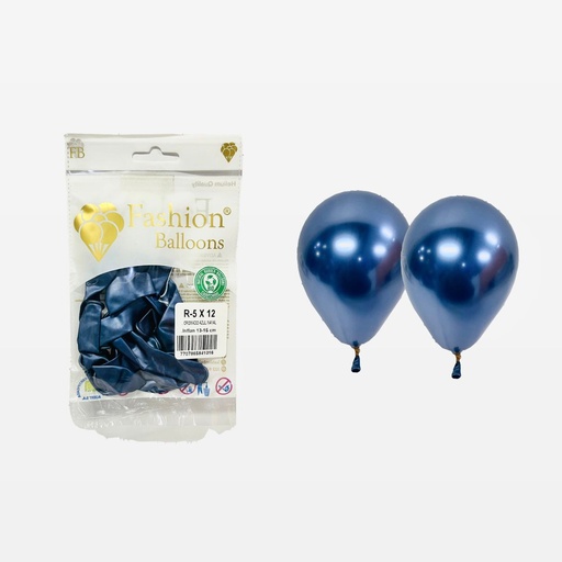 [841016] Bomba fashion ballons r5X12 cromado azul naval