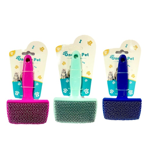 [SE8032] Cepillo mascota plastico mediano
