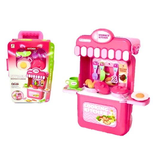 [535B-1] @Cocina infantil maleta grande 