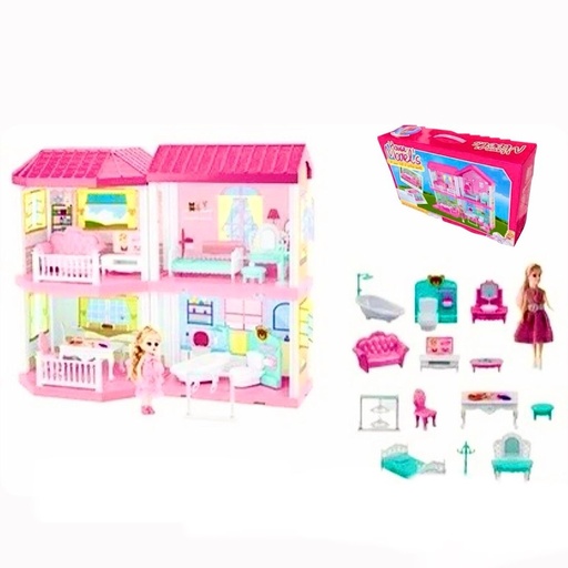 [556-5] Casa armable 136 piezas 