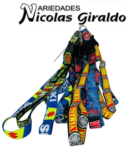 [TEX-506] Llavero cuello moto pqt x12