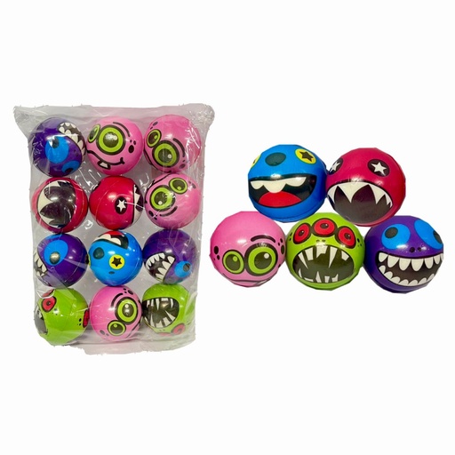 [PT26886] Pelota relajante colmillos pequeña x12  